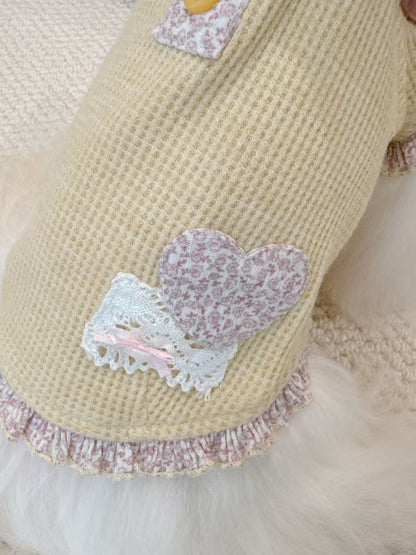 Waffle Knit 3-Color Loungewear Set