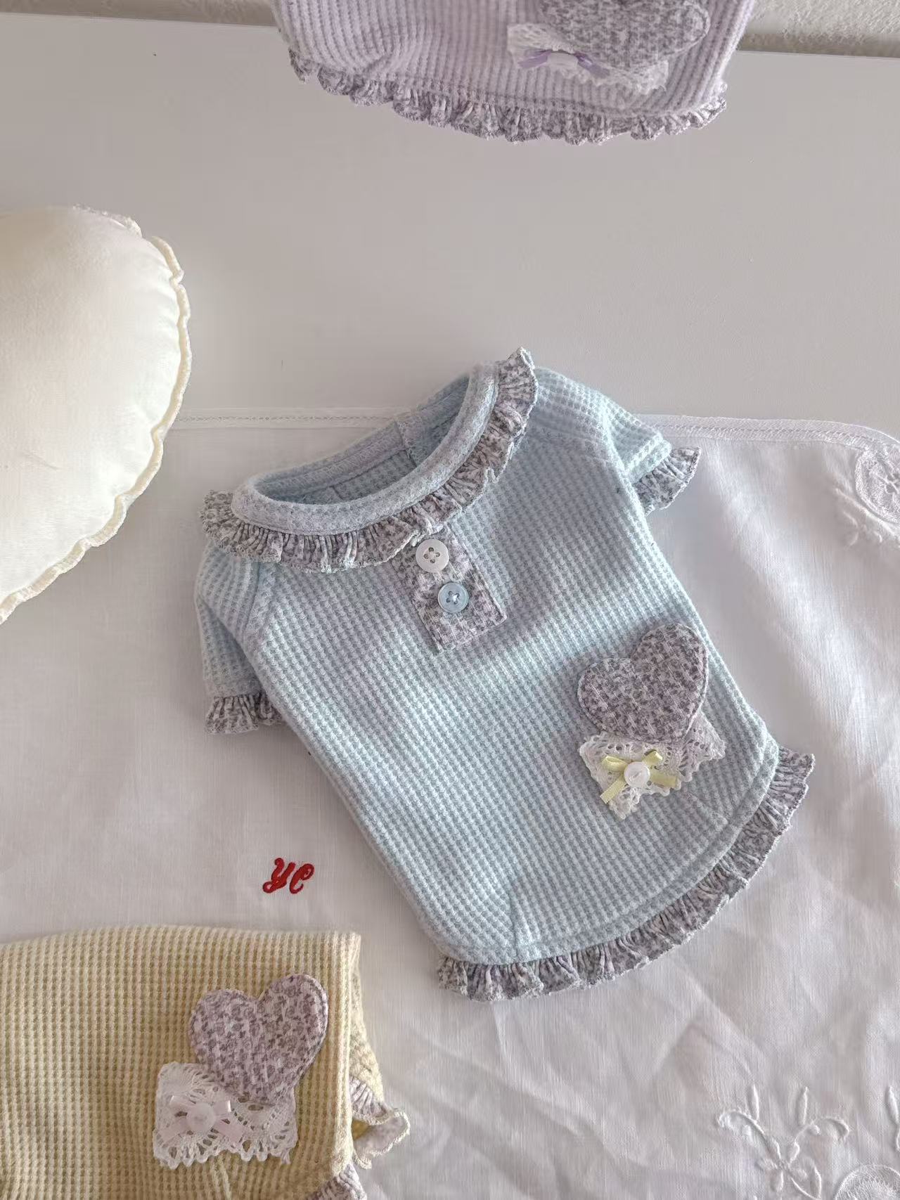 Waffle Knit 3-Color Loungewear Set